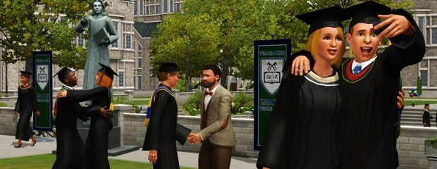 De Sims 3: Studententijd header