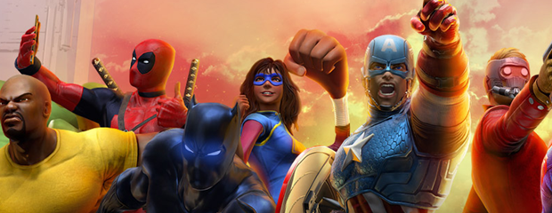 Marvel Heroes Omega header