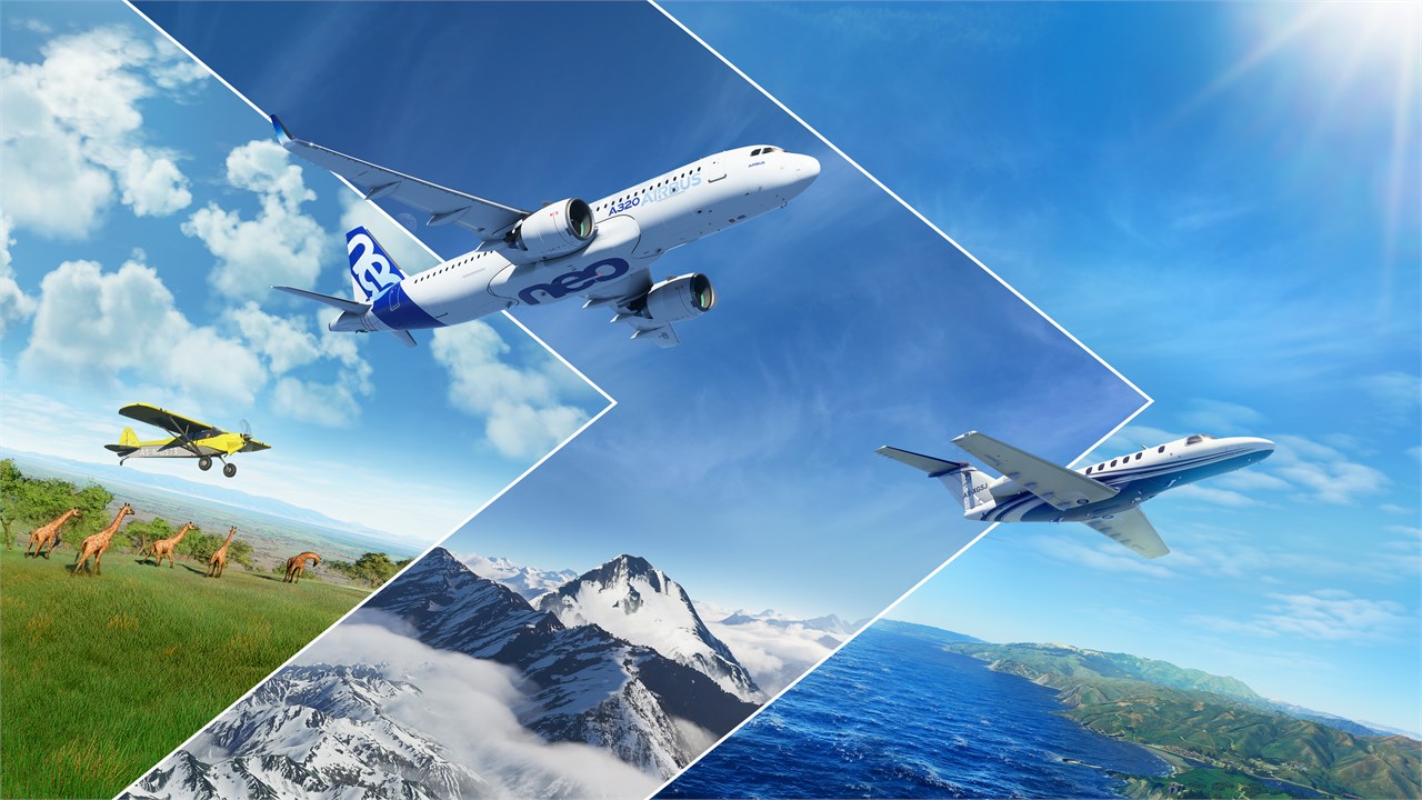 Microsoft Flight Simulator header